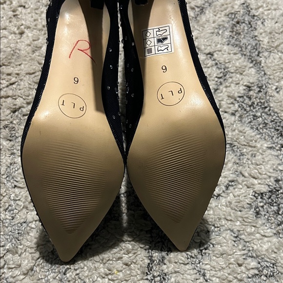 PrettyLittleThing Black Sparkle Heeled Boots - Picture 8 of 11